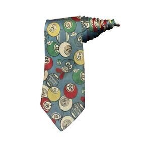 Ralph Marlin potawatomi Bingo Balls Vintage Novelty Necktie Polyester